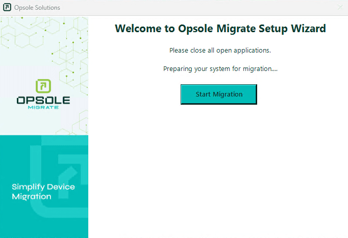 Start Migration