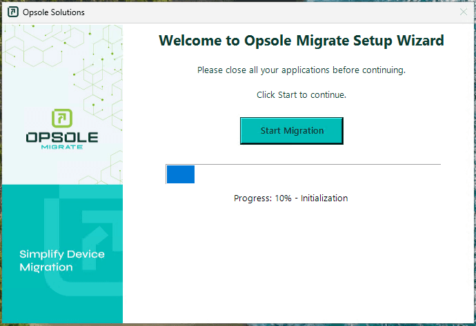 Initial Migration Phase