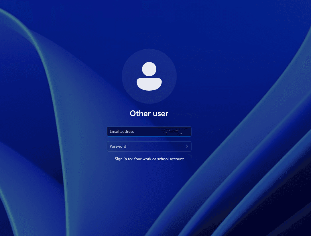 Entra Login Prompt