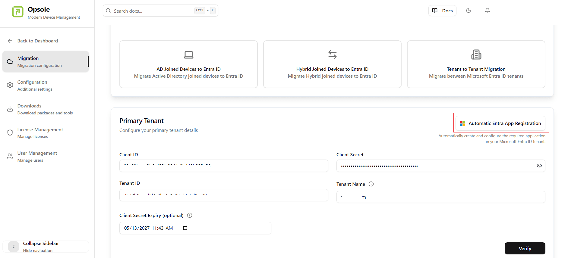 Entra App Registration - New Registration