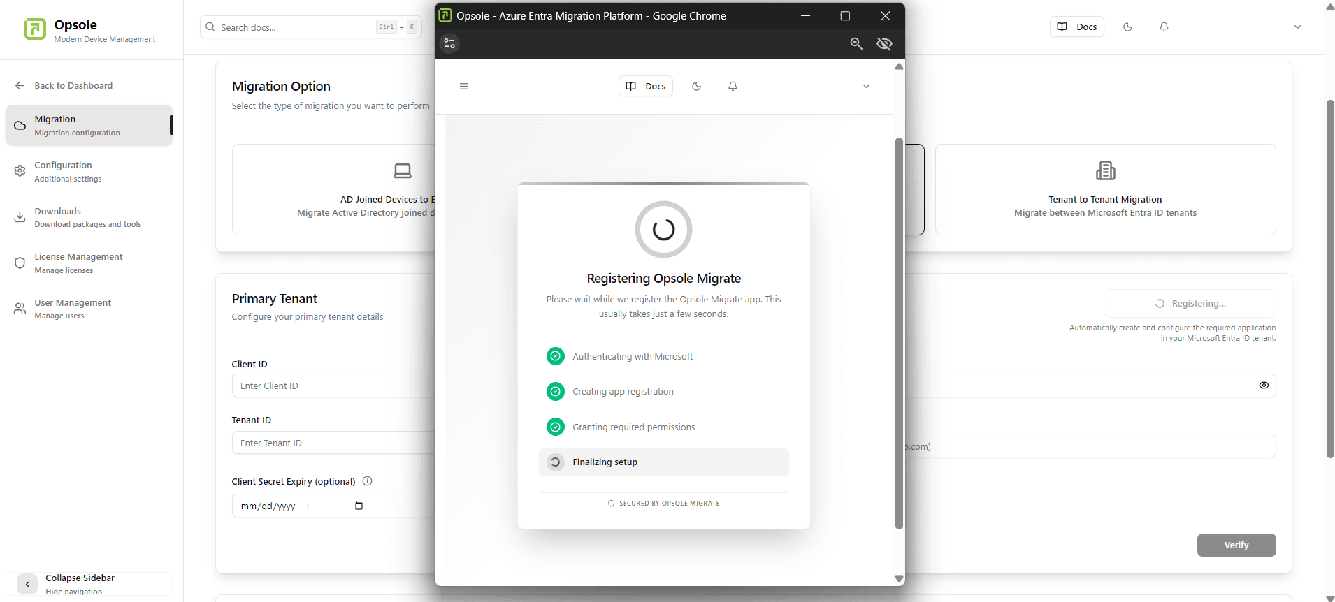 Entra App Registration - New Registration