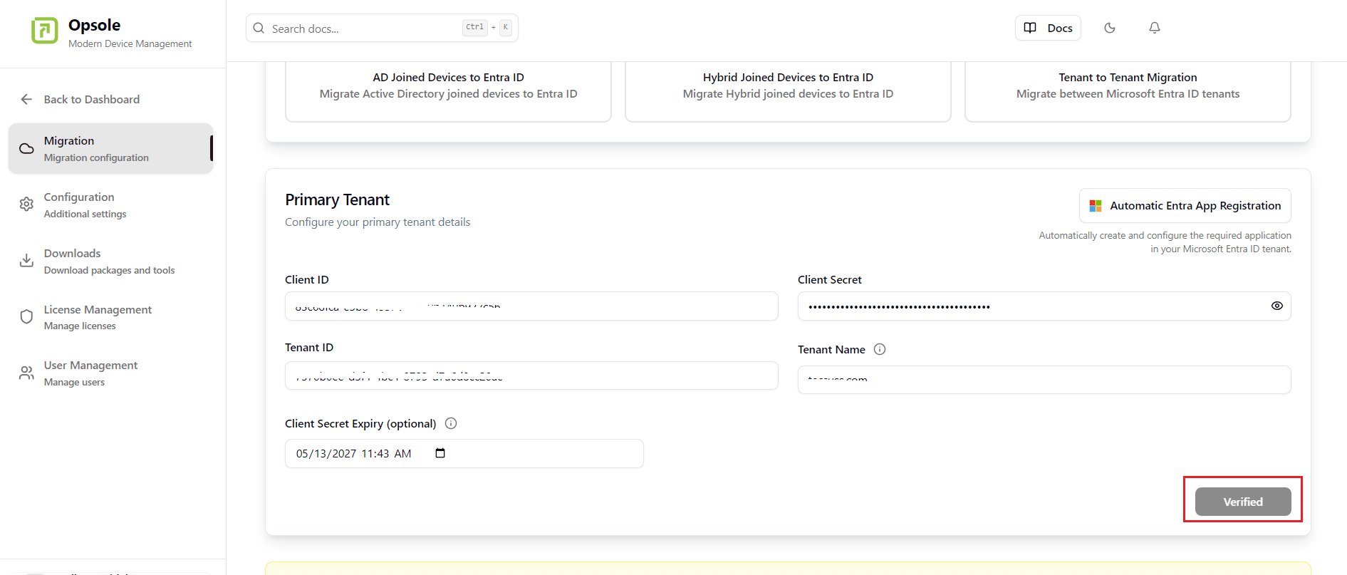 Entra App Registration - New Registration