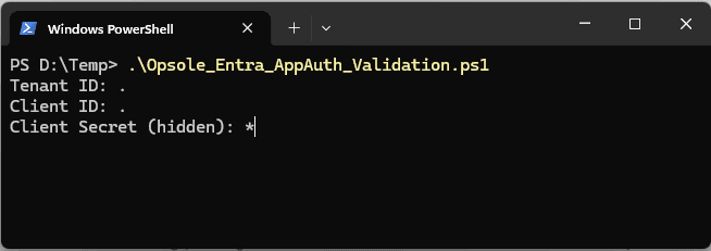Client Secret Value