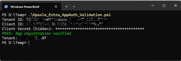 Client Secret Value