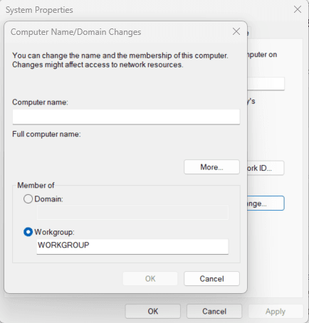 Disjoin Machine - Workgroup