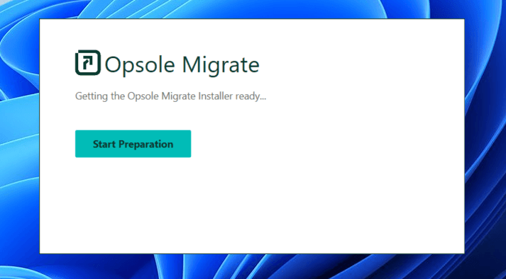 Launch Opsole Migrate