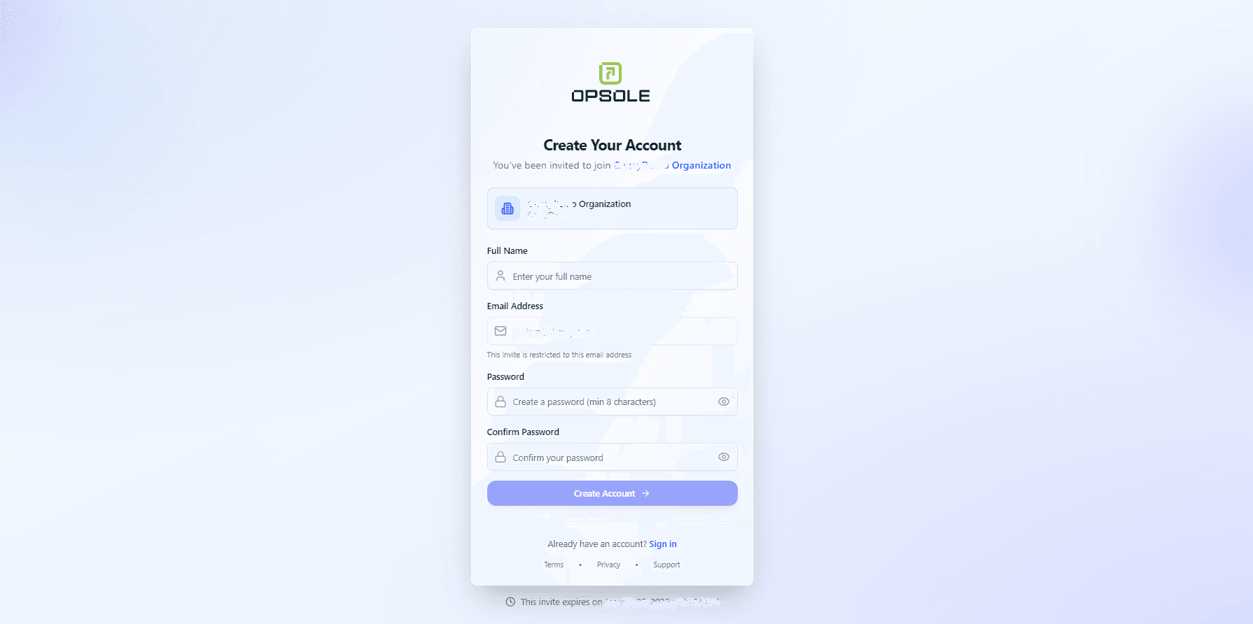 Launch Opsole Migrate