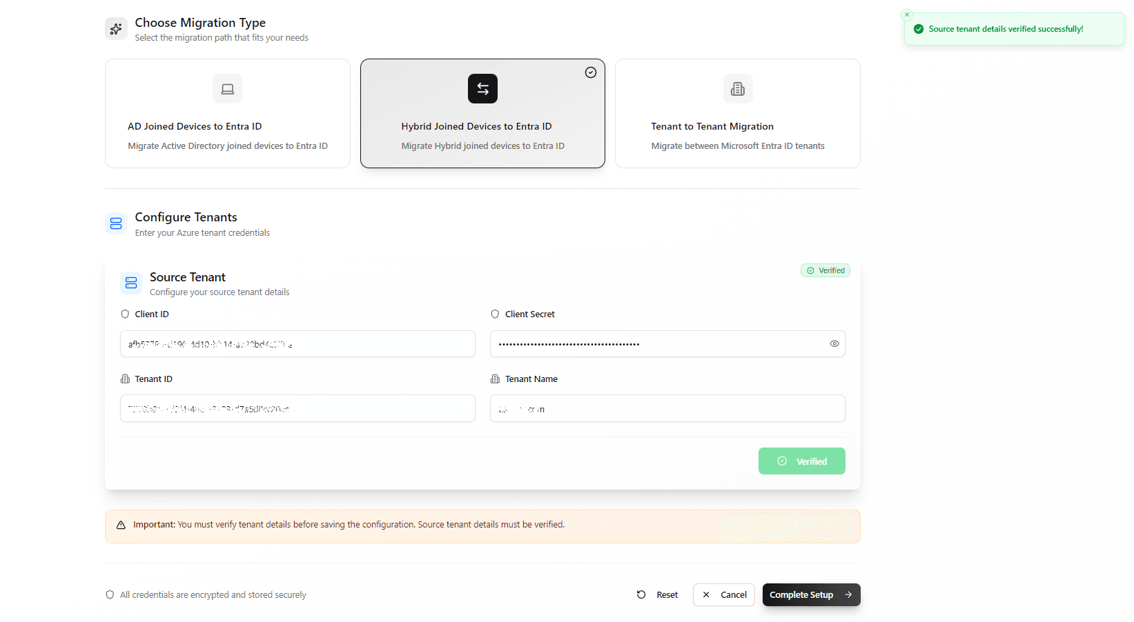 Launch Opsole Migrate