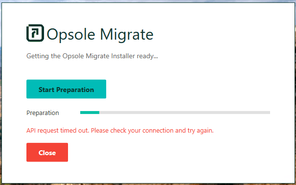 Launch Opsole Migrate