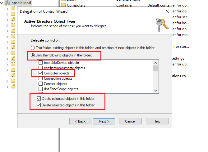 Select Computer Objects