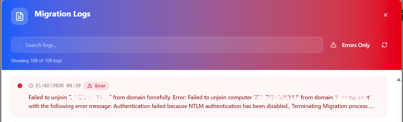 Launch Opsole Migrate