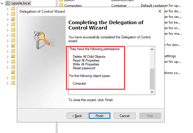 Delegation Completed