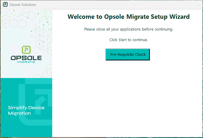 Start the Preparation Process