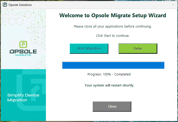 Initial Migration Phase Complete